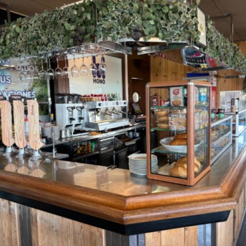 Vista de la zona de barra